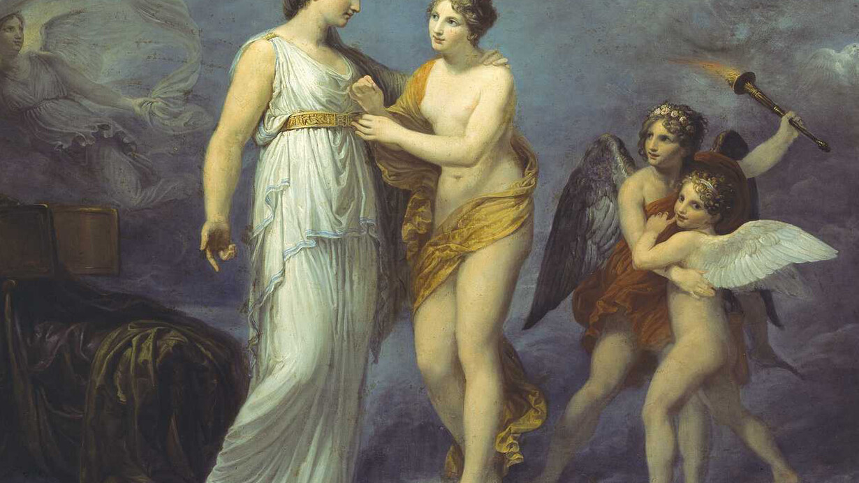 Andrea Appiani. Venere allaccia il cinto a Giunone