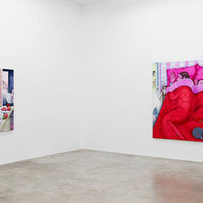 Nikki Maloof, Around the clock, exhibition view. Courtesy of Galerie Perrotin 