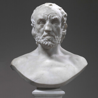 Auguste Rodin, El hombre de la nariz rota, 1864. Cortesía del Museo del Louvre 