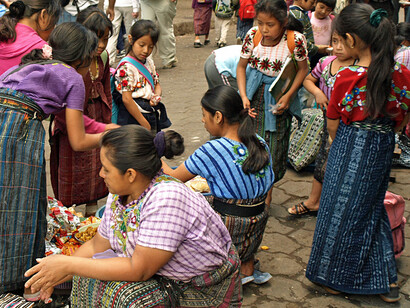 Mujeres en Santiago de Atitlán