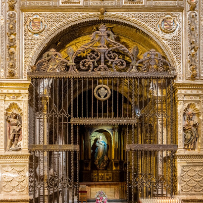 Puerta de la capilla de la Anunciación, catedral de Sigüenza