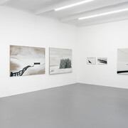Dieter Mammel, Snow, exhibition view. Courtesy of Galerie Poll