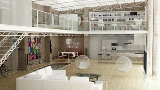 Loft a dos niveles, Londres