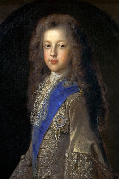 Francois de Troy, Prince James Francis Edward Stewart, 1688 - 1766. Son of James VII and II.