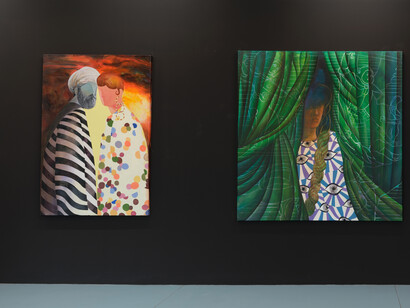 Pourea Alimirzaee, Fingerprint / Ostorlab, exhibition view. Courtesy of Nagel Draxler Kabinett