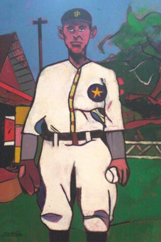 Richard Merkin, Alta Cohen in New Jersey, oil on canvas