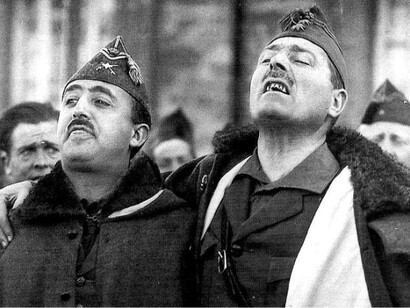 Dos tristes personajes de la historia reciente de España: Francisco Franco y Millán Astray