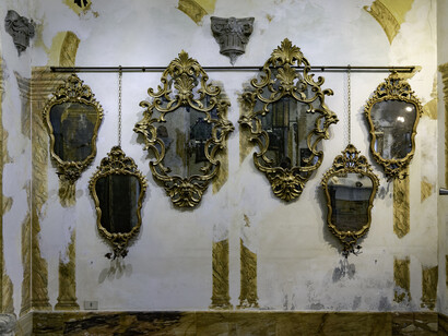 Riflessi di Narciso, vista della mostra. Per gentile concessione della Galleria Baroni. Foto di Sergio Goglia