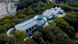 Hiroshima City Museum of Contemporary Art, aerial view © Kenichi Hanada
