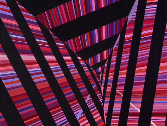 Trial No. 128, The Morning Butterflies Journey, 2016, acrylic on canvas,  200 x 185 cm. Courtesy of Ayyam Gallery