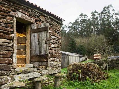 Órreo, depósito para el cereal común en Galicia