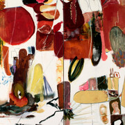 Sumayyah Samaha, Anonymous red, 2022. Courtesy of Leila Heller Gallery