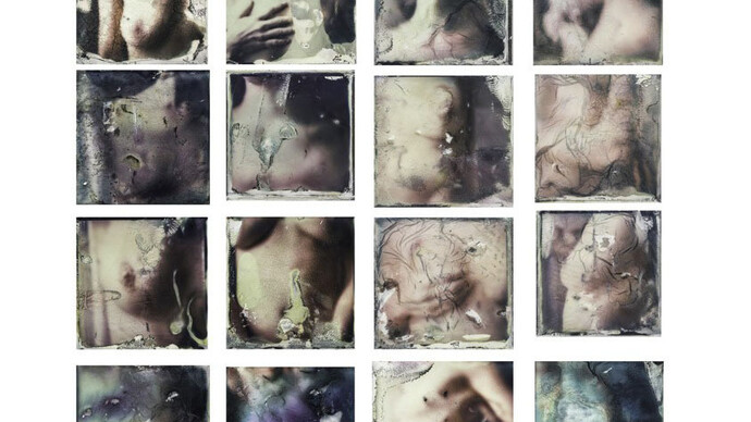 Margherita Chiarva, Transfert TR 0 (Composition of a woman), 2015, 22 x 22 cm each (16 frames) © Margherita Chiarva