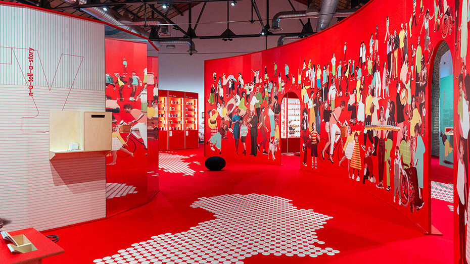 Joyn! Un viaggio nel mondo Nutella® per i suoi 60 anni, vista della mostra. Per gentile concessione di Maxxi
