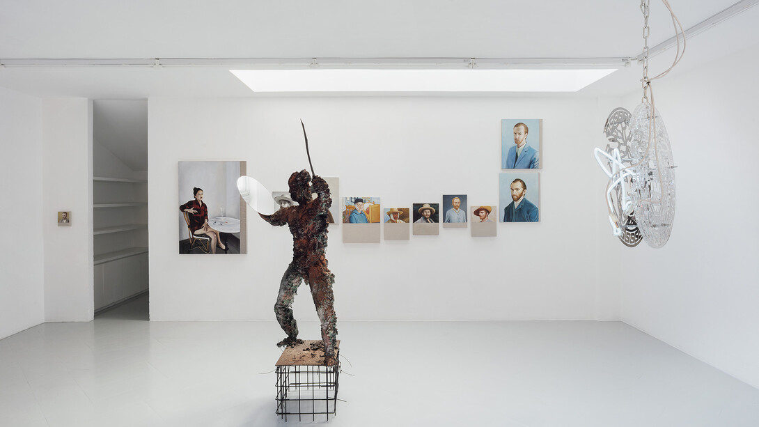 Matyáš Chochola & Christian Jankowski, Exhibition view. Courtesy of Cabinet 