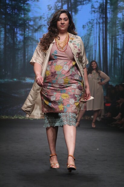 “Half Full Curve” a popular Indian apparel label chose to showcase their clothes at the Lakme Fashion Week on regular people instead of models