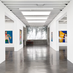 Ricky Burrows, The fringe, exhibition view. Courtesy of Harper's Gallery