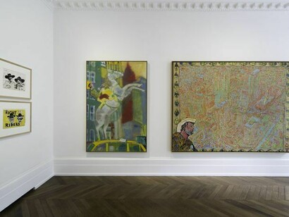 Peter Doig, Early Works, installation views, Courtesy Michael Werner Gallery, New York and London