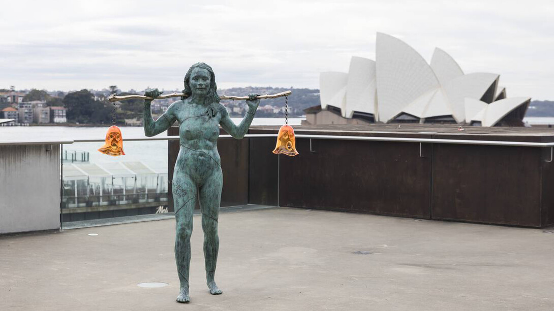 Nell, holding both, 2026, exhibition view. Courtesy of MCA