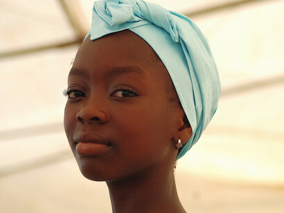 Participante en el Festival Ngondo. Douala, Camerún. Foto: Javier Andrés Beltrán