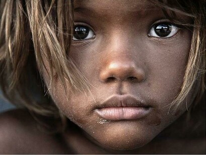 The look of a little girl