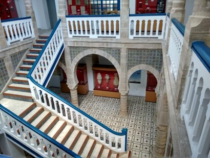 The Sidi Mohamed Ben Abdellah Museum, the stairs