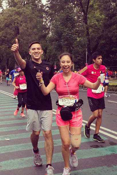 La maratonista Jackie Benitez, México