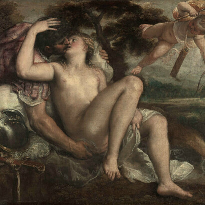 Tiziano, Venere Marte e Amore, 1550 circa
Olio su tela, 97x109 cm
Vienna, Kunsthistorisches Museum
