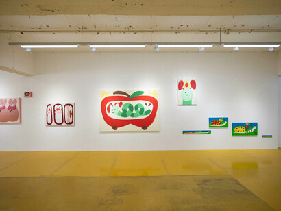 Candyce Wong Ka Ying, Merry-go-nowhere, exhibition view. Courtesy of Gallery Exit 