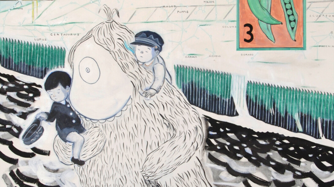 Keiji Ishida, Polaris (detail), 2015, oil on canvas © Keiji Ishida 