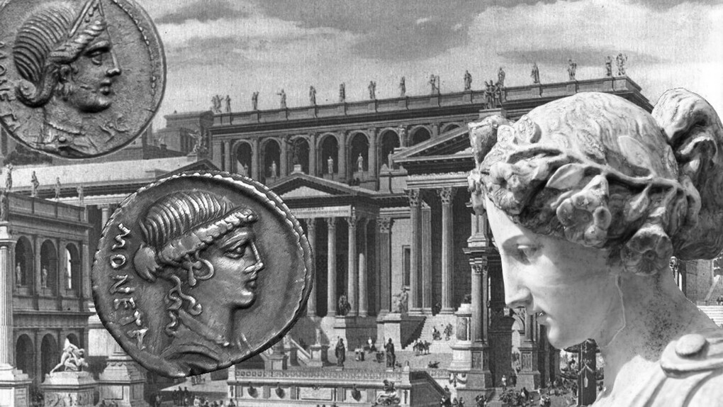Il tempio di Giunone Moneta sul Campidoglio