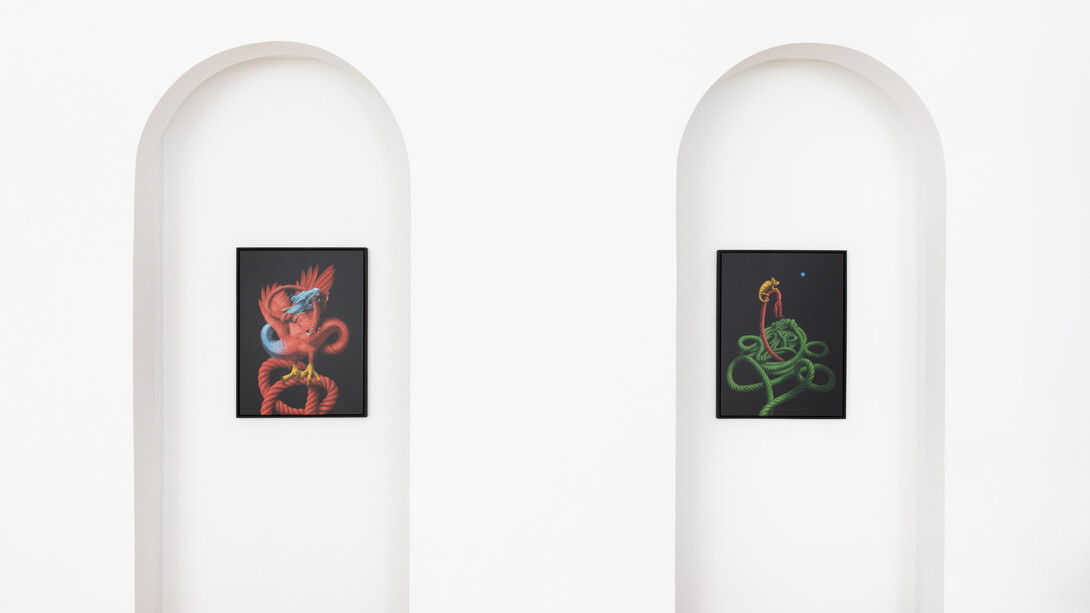 Eckart Hahn, Spirits We’ve Called, installation view, photo by Clemens Kois. Courtesy the artist and Pablo's Birthday, NYC