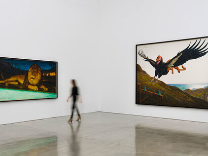 Walton Ford, Exhibitions view. Courtesy of Gagosian