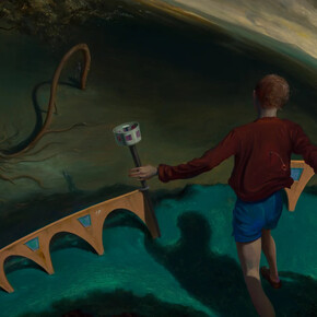 Leo Frontini, A wailing wind (detail), 2025. Courtesy of Make Room Gallery