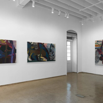 Kaveri Raina, Of fire-harpoons, exhibition view. Courtesy of Experimenter