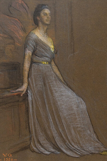 The serious and the smirk. Courtesy of Brandywine River Museum of Art