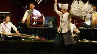 South Korea's Baraji, Official showcase at Womex 2015 in Budapest. Photo: Catalina Maria Johnson