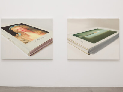Book Paintings. Courtesy of Anat Ebgi