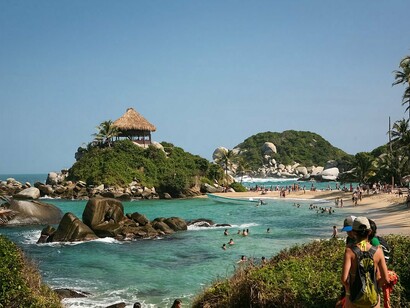 Santa Marta es un importante destino turístico de la costa caribeña de Colombia