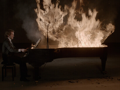 João Onofre, Tacet, 2014 . Still from single channel HD video, colour, sound, 7’40’’. Courtesy Marlborough Contemporary, © the artist