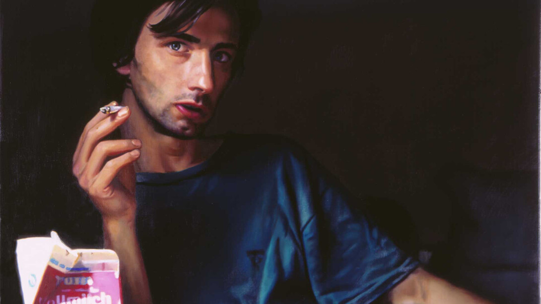 Frank Bauer, Gerno, Öl auf Leinwand, 2014, 150 x 100 cm (detail)