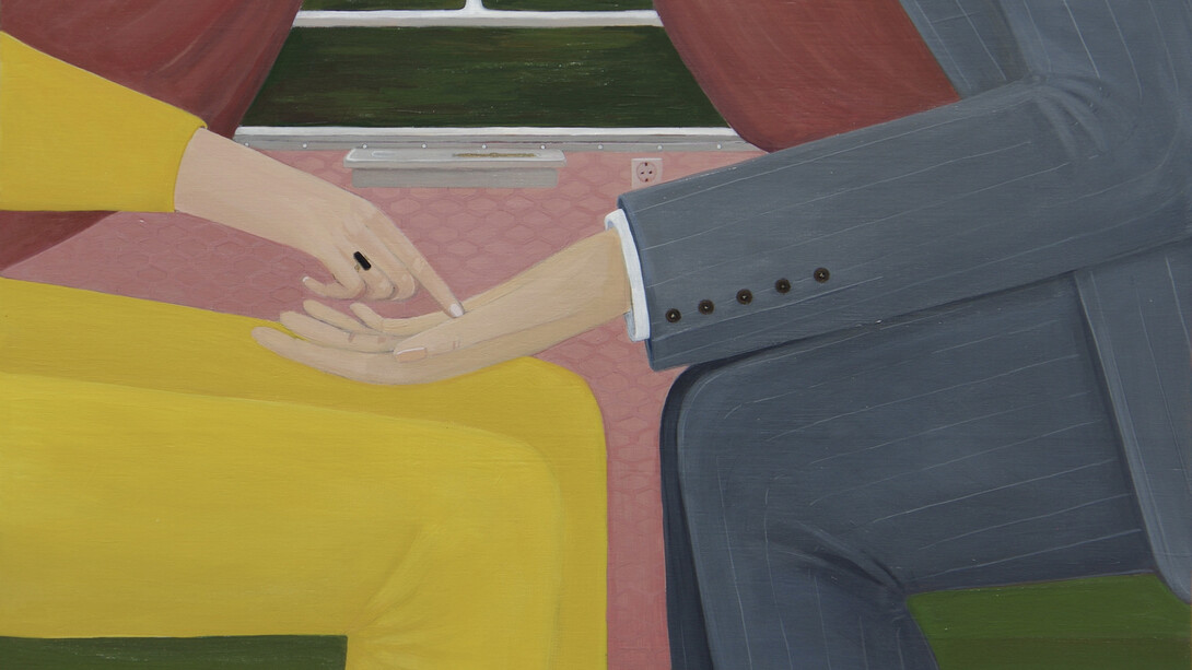 Angela Burson, Palm reader, 2024. Courtesy of Hashimoto Contemporary Gallery