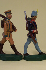 Row of soldiers
