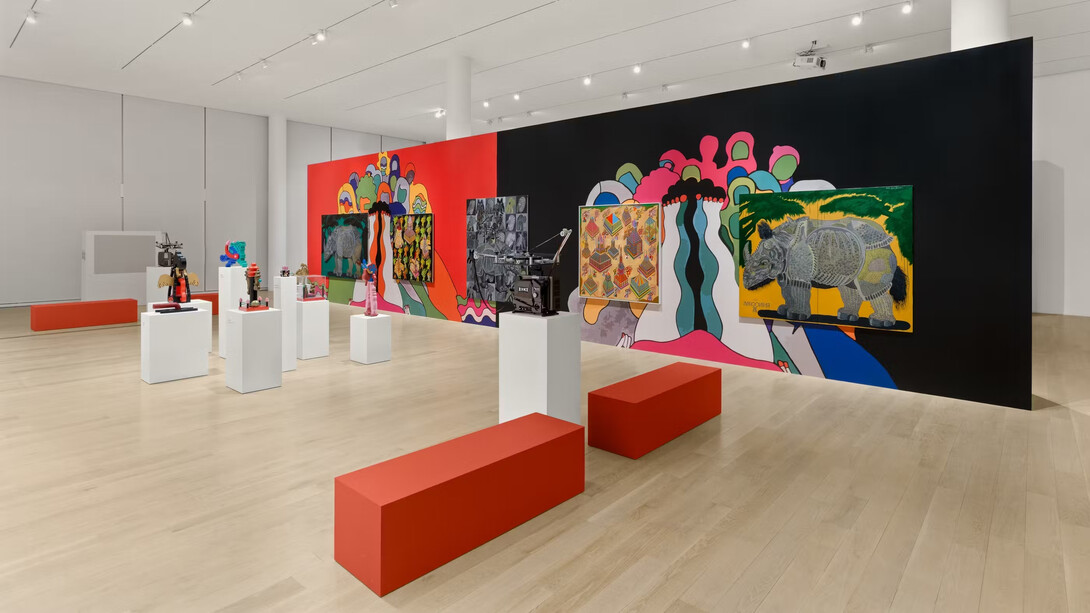 Keiichi Tanaami, Memory collage, exhibition view. Courtesy of the Institute of Contemporary Art