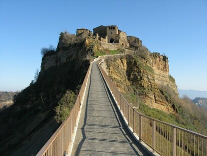 La strada per Civita di Bagnoregio