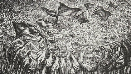 Ilustración de José Clemente Orozco publicada en "Orozco: trabajo gráfico", University of Texas Press, 2004