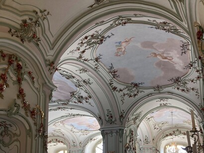 Interno rococò del palazzo Esterházy a Fertőd, Ungheria. Ph Flavius Roversi