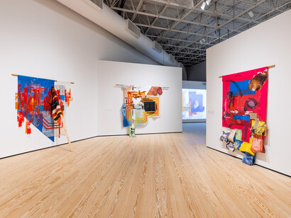 Tomashi Jackson, Across the universe, exhibition view. Courtesy of Contemporary Arts Museum