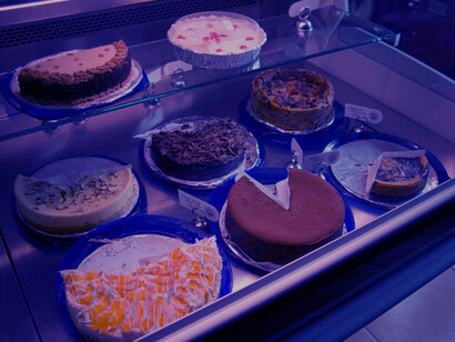 Yummy chocolate pastry at the Choco Bar