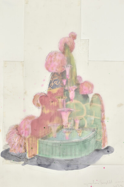 Thomas Buswell, Pangloss’s lost candy floss. © Rebecca Fanuele. Avec l'aimable autorisation de l'artiste et de la Galerie Suzanne Tarasieve, Paris